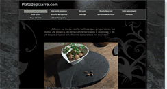 Desktop Screenshot of platodepizarra.com